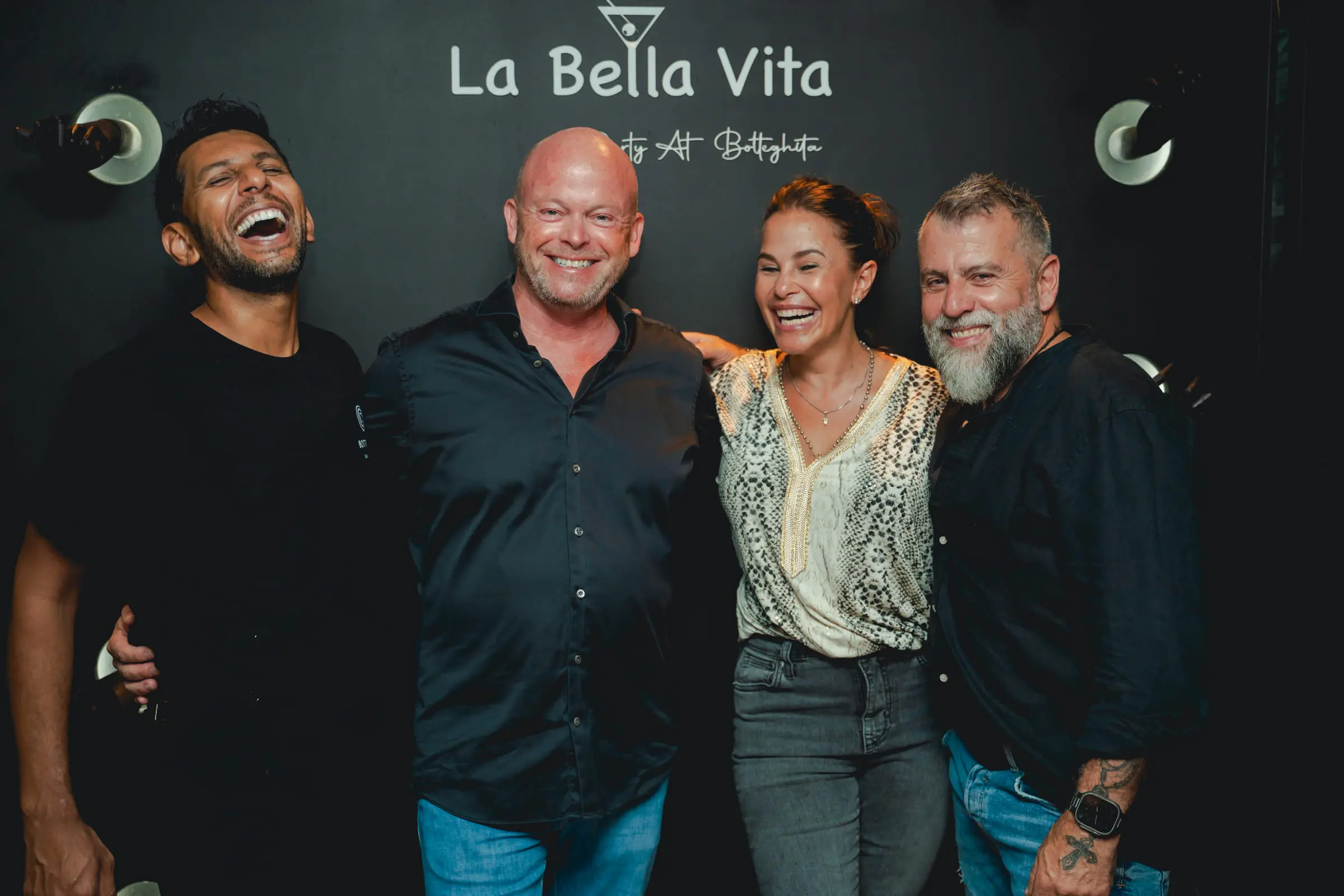 Guests at La Bella Vita, a private party at Botteghita